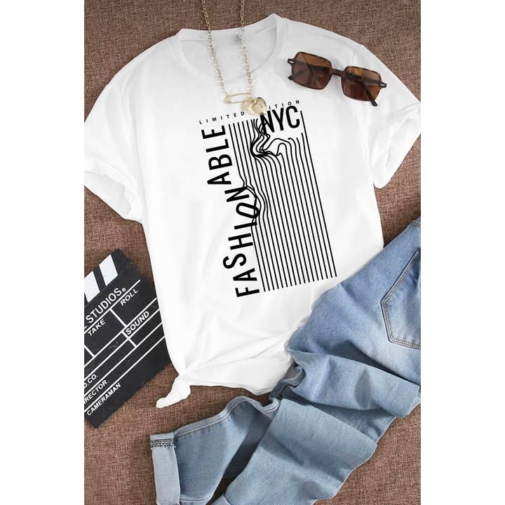 Fashion on able Graphic Women Tee for wholesale by Polar bee