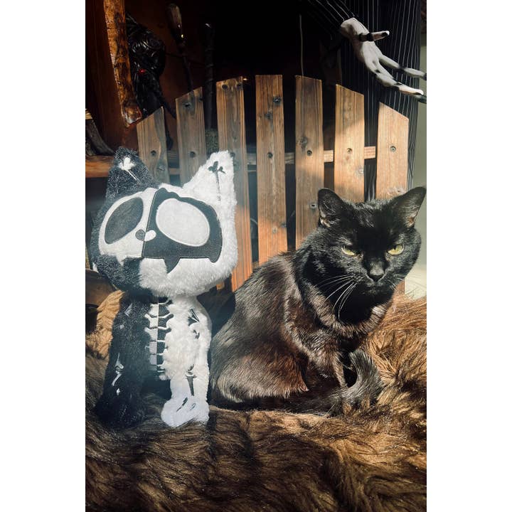 vampirefreaks - Vendita all'ingrosso Peluche - Bambini e neonati - Peluche Splitzokitty gatto nero e bianco11