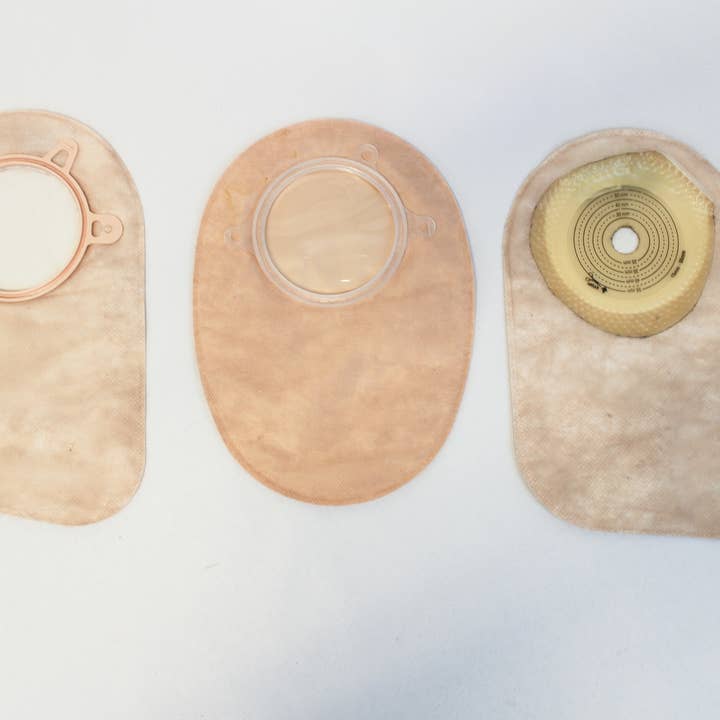 MedThreads LLC - Wholesale Purse/Bag Accessory - Unisex - Satin Colostomy Ileostomy Bag Cover 2 1/4" - 2 3/4" Flange5