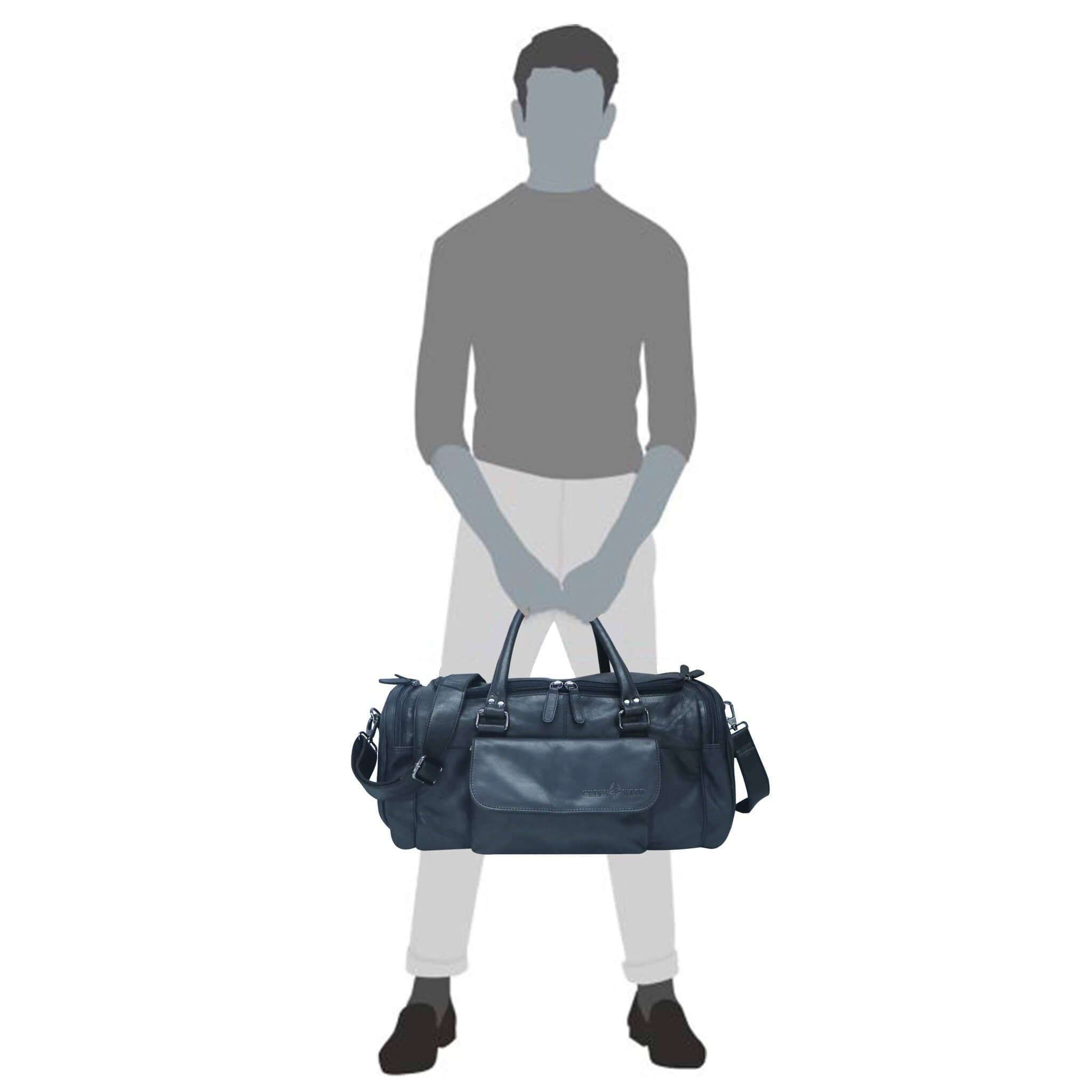 Greenwood - Wholesale Duffel- en weekendtas - Uniseks - Greenwood Finn leren sporttas en kleine reistas voor mannen en vrouwen11