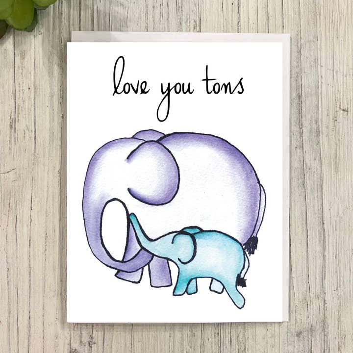 Älskar dig massor nya Baby Mothers Day Card för wholesale av Great Odin's Hellos