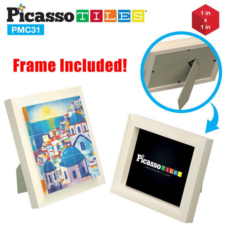 PicassoTiles - Wholesale Puzzle - Kids - PicassoTiles 1" Magnetic Puzzle Cubes World Famous Paintings