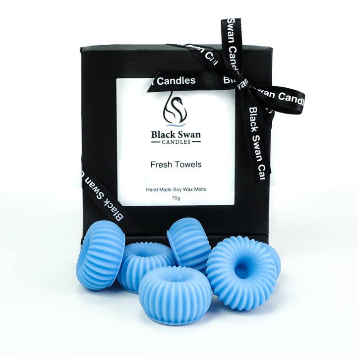 Bougies Black Swan - Fresh Towels Wax Melts pour la vente par Black Swan Candles