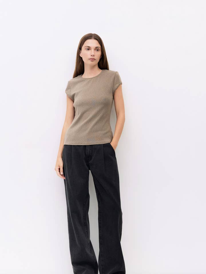 De Keegan Top | Zachte Slub T-Shirt voor wholesale door MOD REF