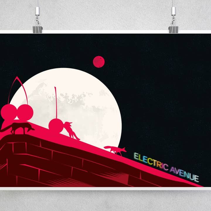EYE FOR LONDON PRINTS - Wholesale Art Print - Electric Avenue Brixton London Art Print2