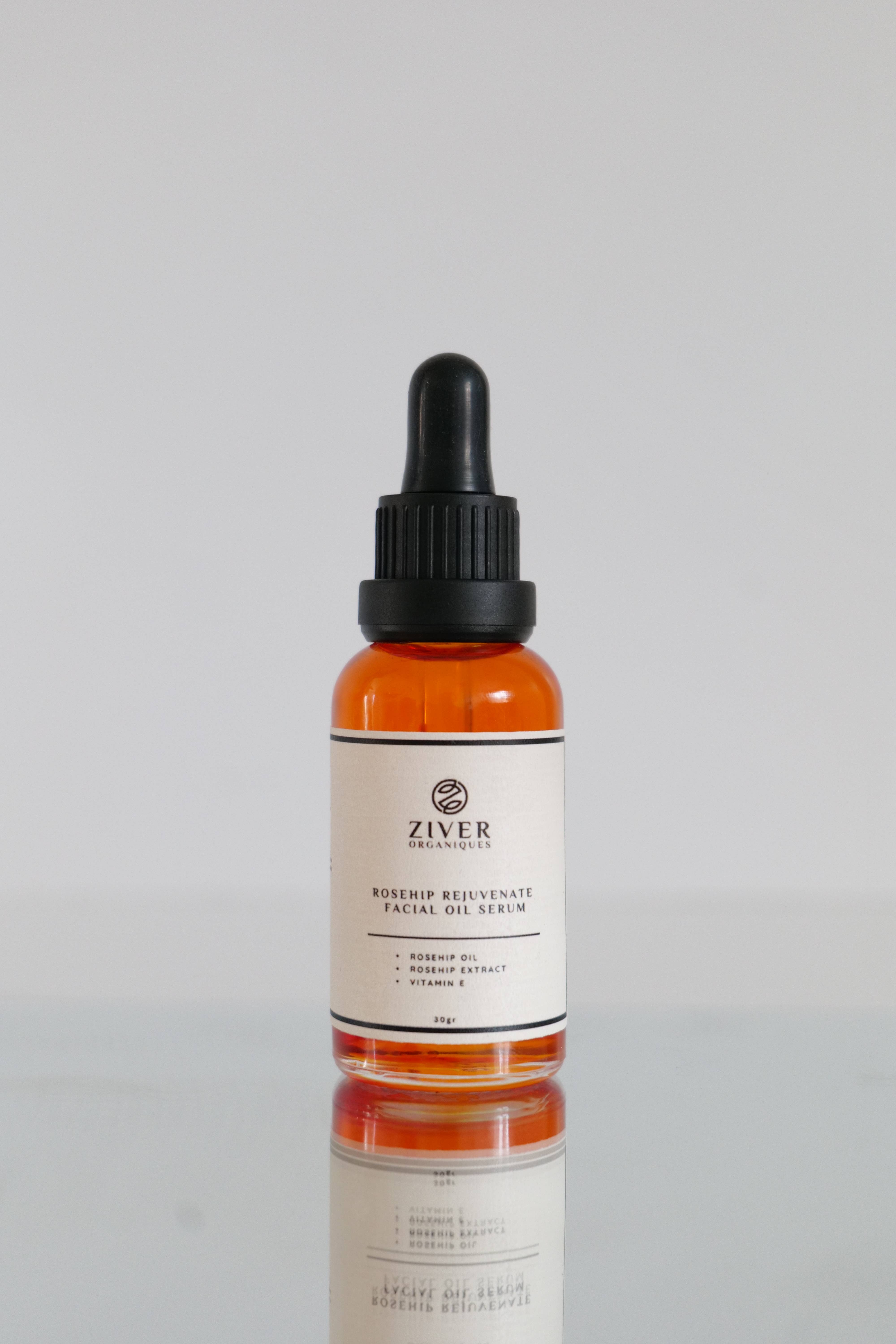 Ziver Organiques – wholesale Facial serum/concentrate – Rosehip Rejuvenating Facial Oil Serum with Vitamin E 30ml6