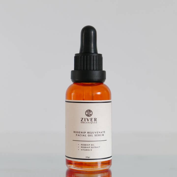 Ziver Organiques – wholesale Facial serum/concentrate – Rosehip Rejuvenating Facial Oil Serum with Vitamin E 30ml6