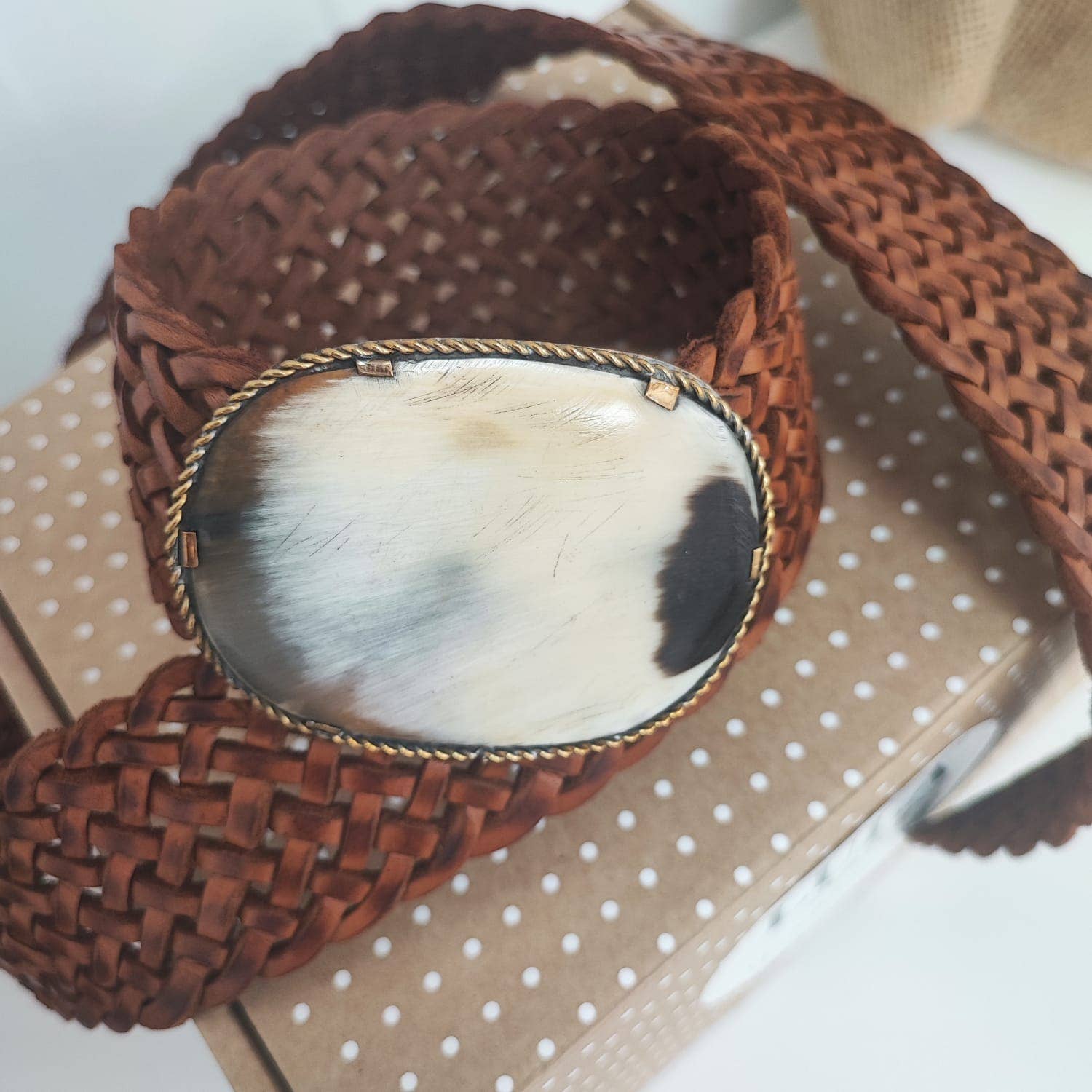 Lula Natura - Wholesale Belt - Women's - VENUS WIDE BROWN LEATHER BELT6