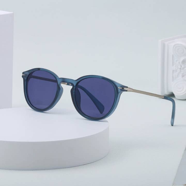 Retro runde ramme polariserede solbriller til kvinder for engroshandel hos FurDecoration