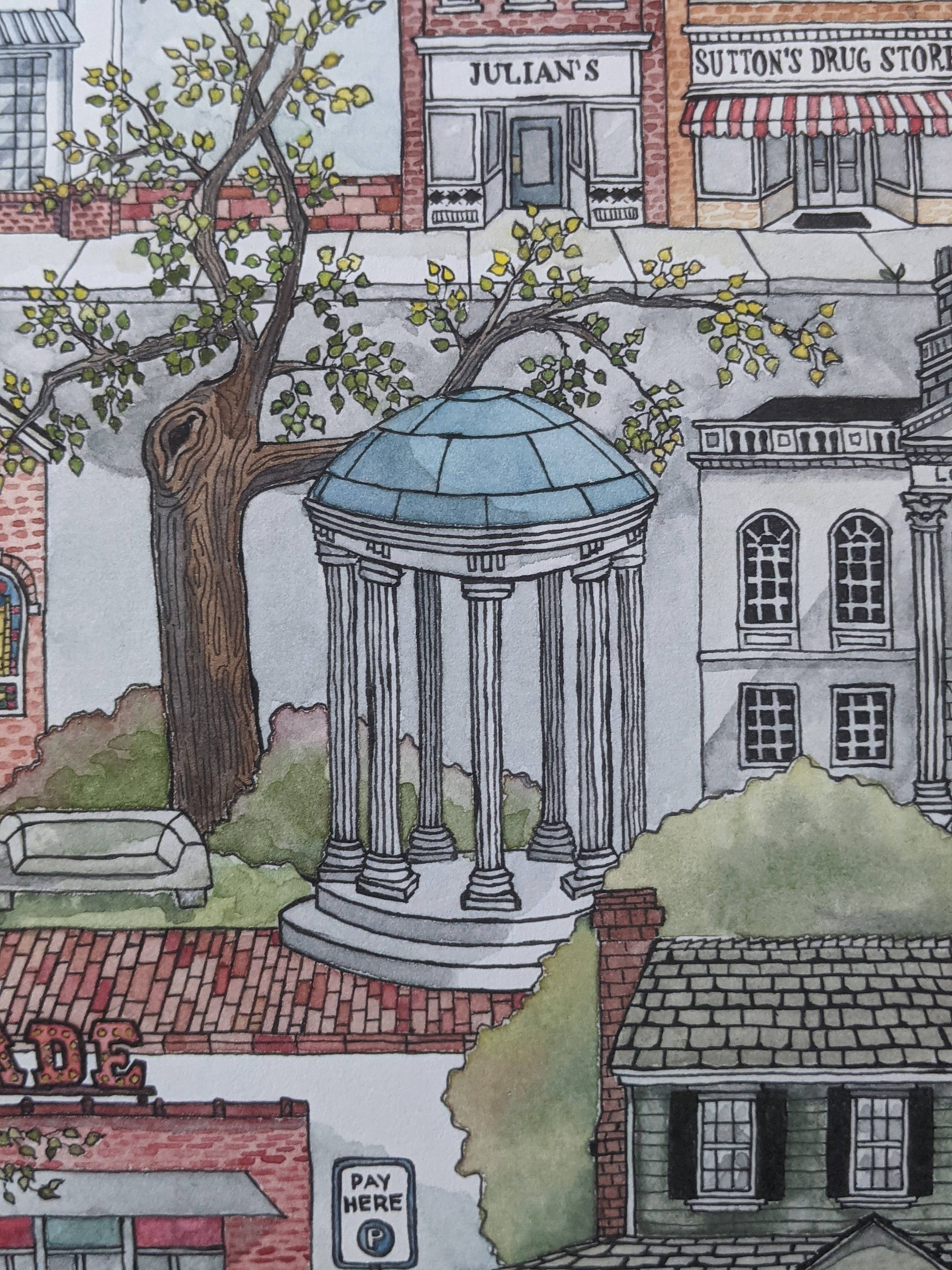 Papermill Creative - Wholesale Stationery/Notecard Set - Chapel Hill, North Carolina notecard set3