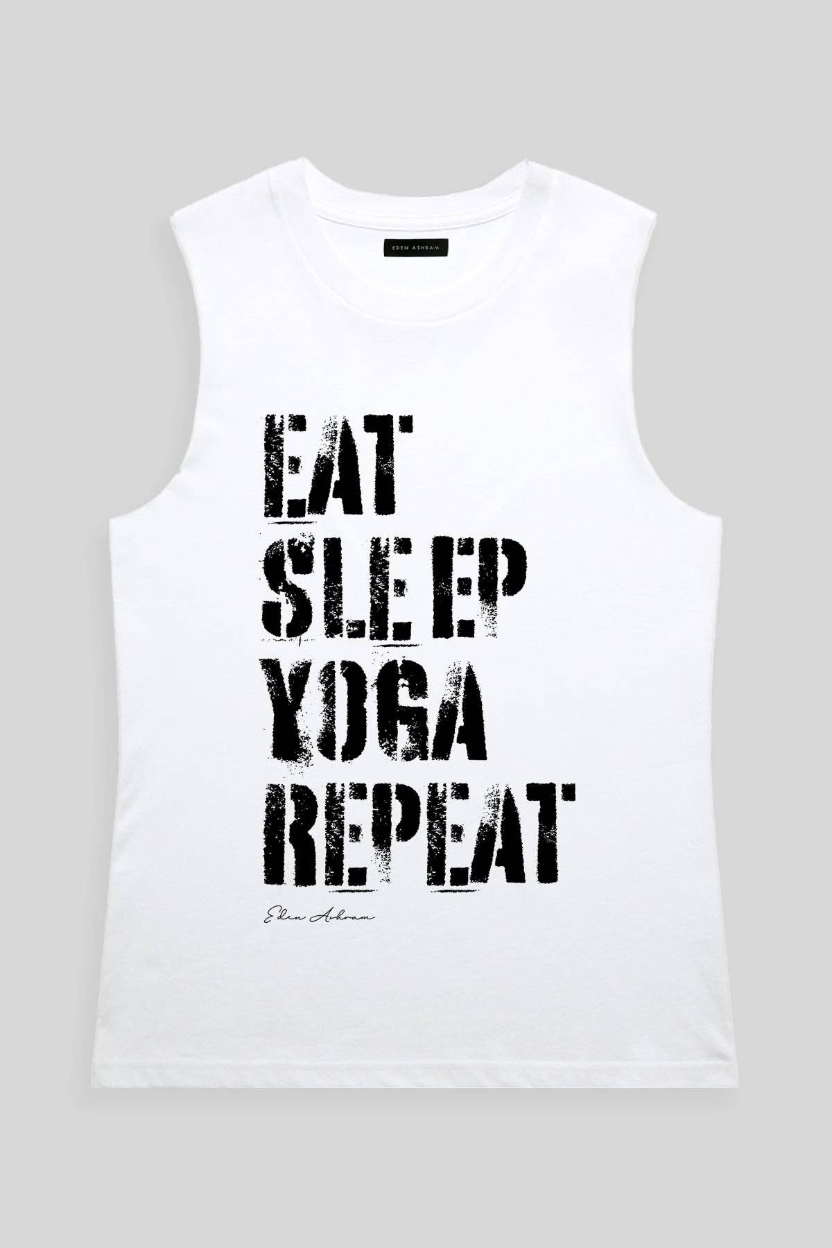 Eden Ashram - Vente Débardeur – femme - Débardeur Eat Sleep Yoga Repeat Camden2
