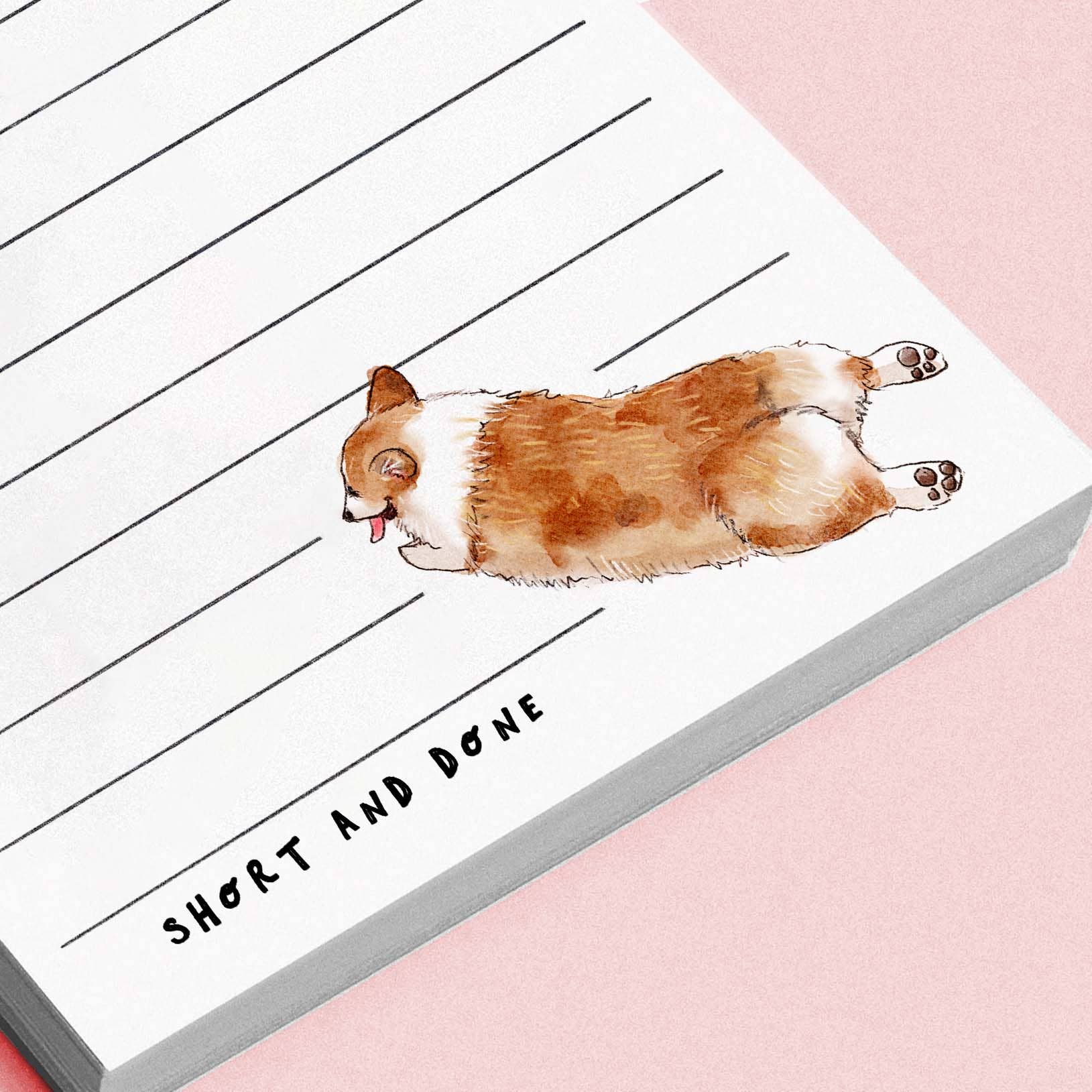 Liyana Studio - Wholesale Notepad - Corgi Shortlist Notepad - To-do List Notepads5