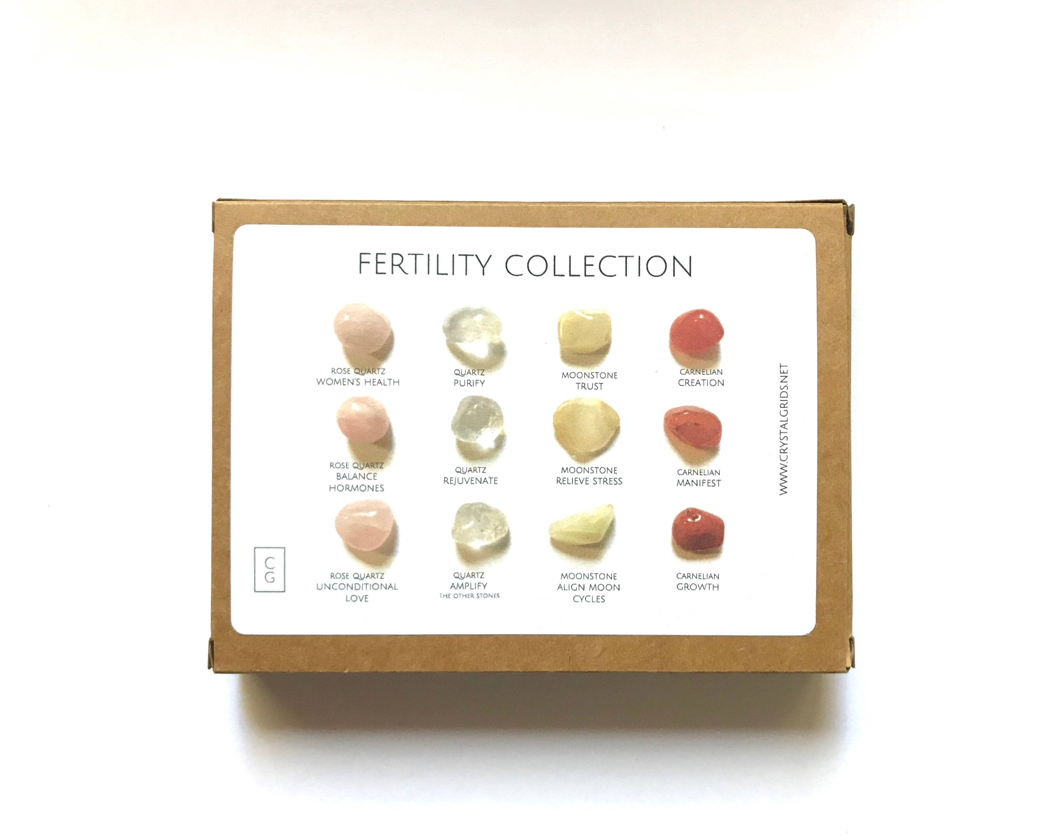 Crystal Grids - Vendita all'ingrosso Pietra/cristallo spirituale - Fertility - Rox Box - Kit Crystals and Stones, set regalo13