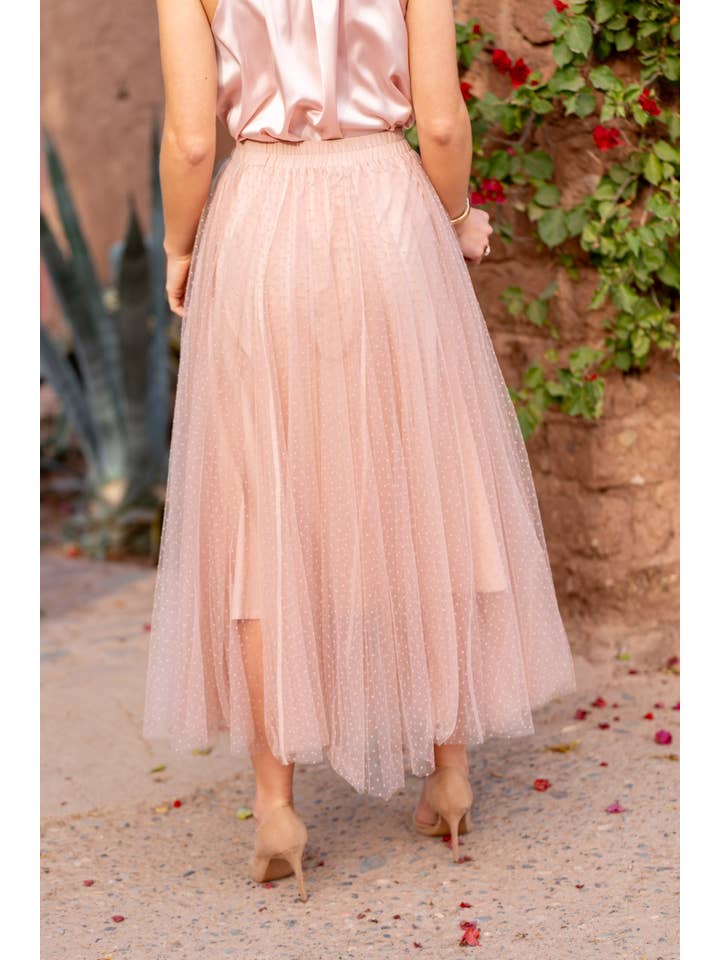 CHOKLATE PARIS - Wholesale Skirt - Women's - Aria tulle plumetis skirt - CK08077-3