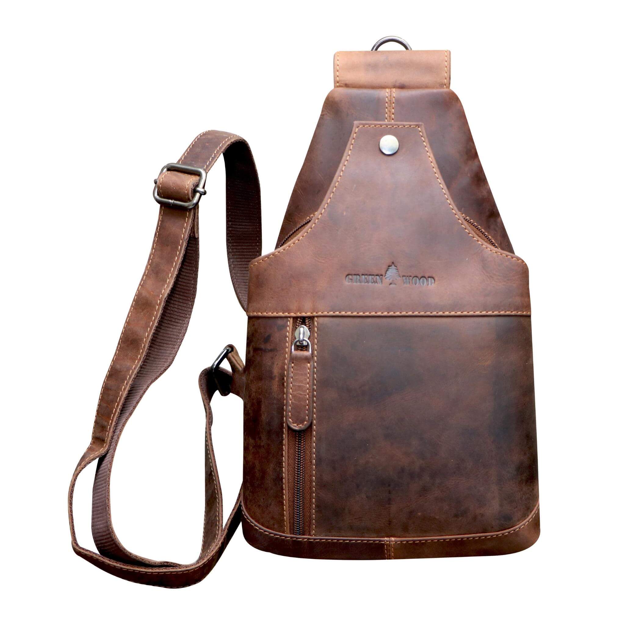 Greenwood - Wholesale Crossbody Bag - Unisex - Tom chest bag men's leather sling bag women shoulder bag18