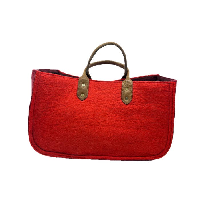 Fibres of Life - Wool & Felt - Wholesale Tote Bag - Women's - The Grab-&-Go Carry All | Felt Wool Tote Bag | Soft Yarn Bag8