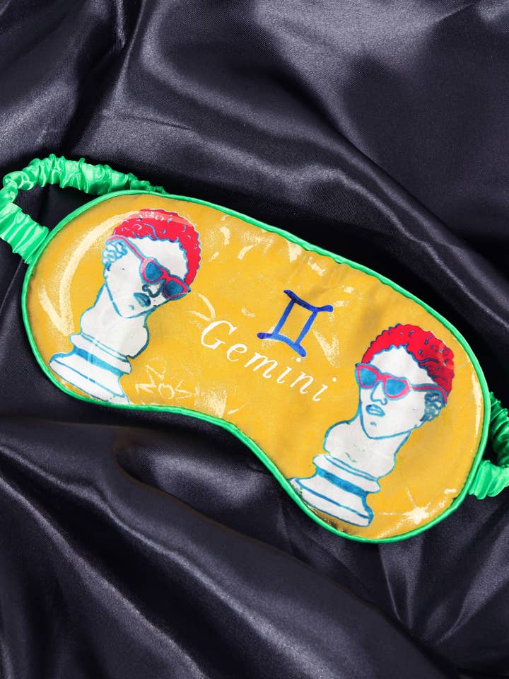 Augenmaske aus Seide/„Gemini“ für den Großhandel von Jessica Russell Flint