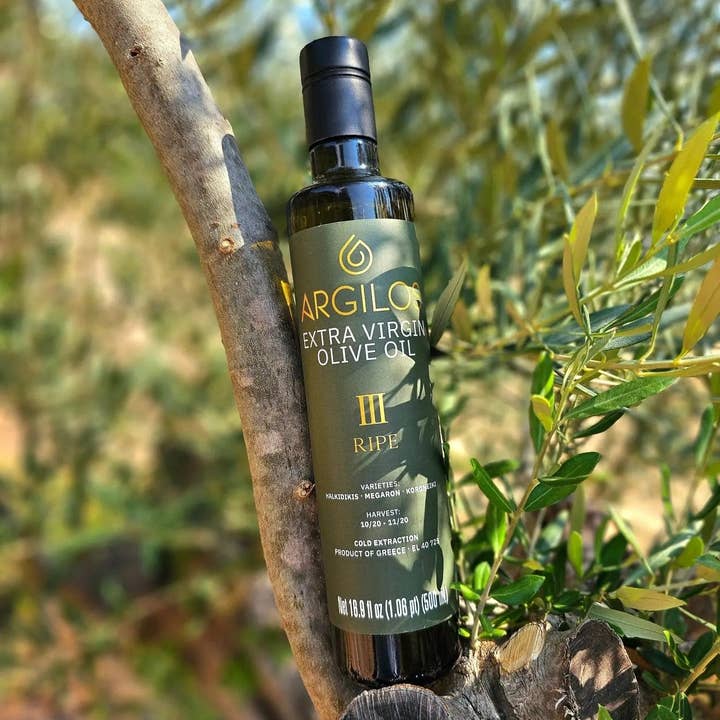 ARGILOS - Wholesale Olive Oil - ARGILOS III RIPE Greek Extra Virgin Olive Oil (500ml)2