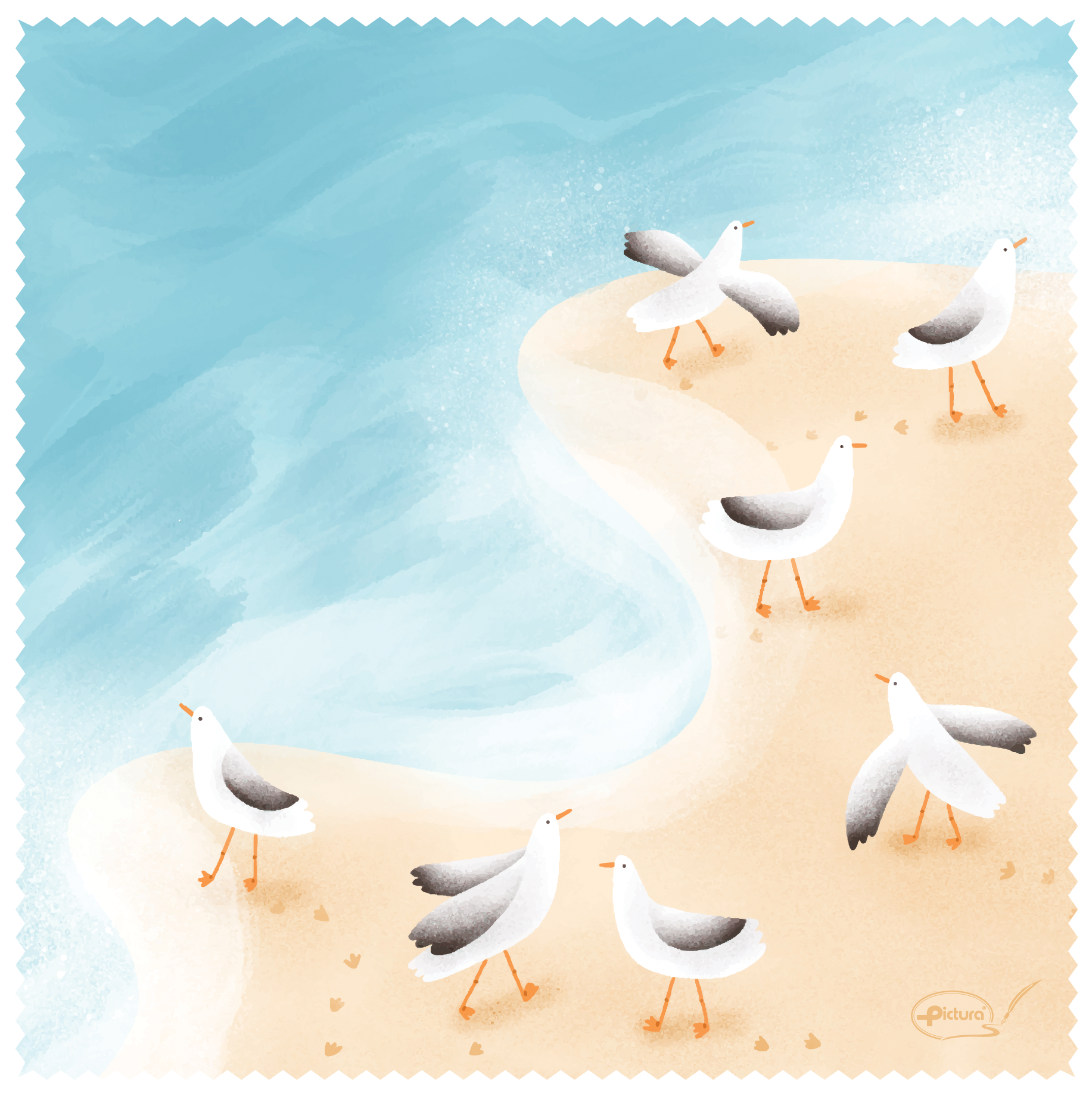 Party Partners – wholesale Linsrengöring – Måsar Smart Tyg0