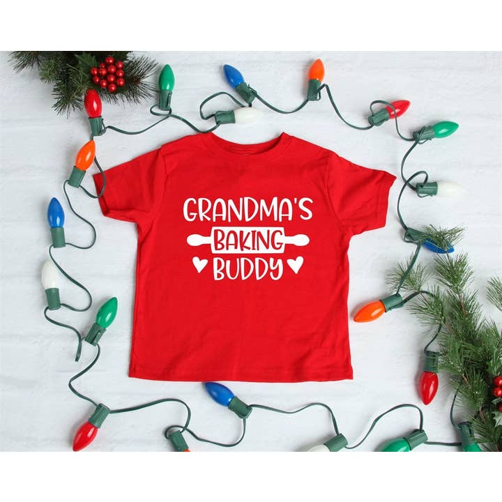 Grandma's Baking Buddy Tee for wholesale by Peach Closet