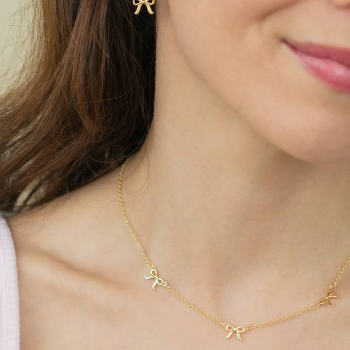 Lucky Feather - Wholesale Jewelry Set - Beautiful Bows Bundle - 32 pieces + Display1