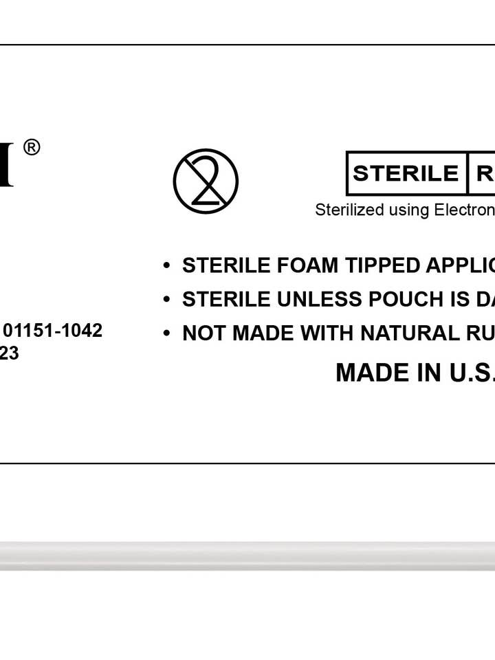 NOUVEAU – Écouvillons de prélèvement stériles, embout étroit de 6" (Boîte de 1 500) | SKU 53-4582-TFS-CS pour la vente par Swab-its