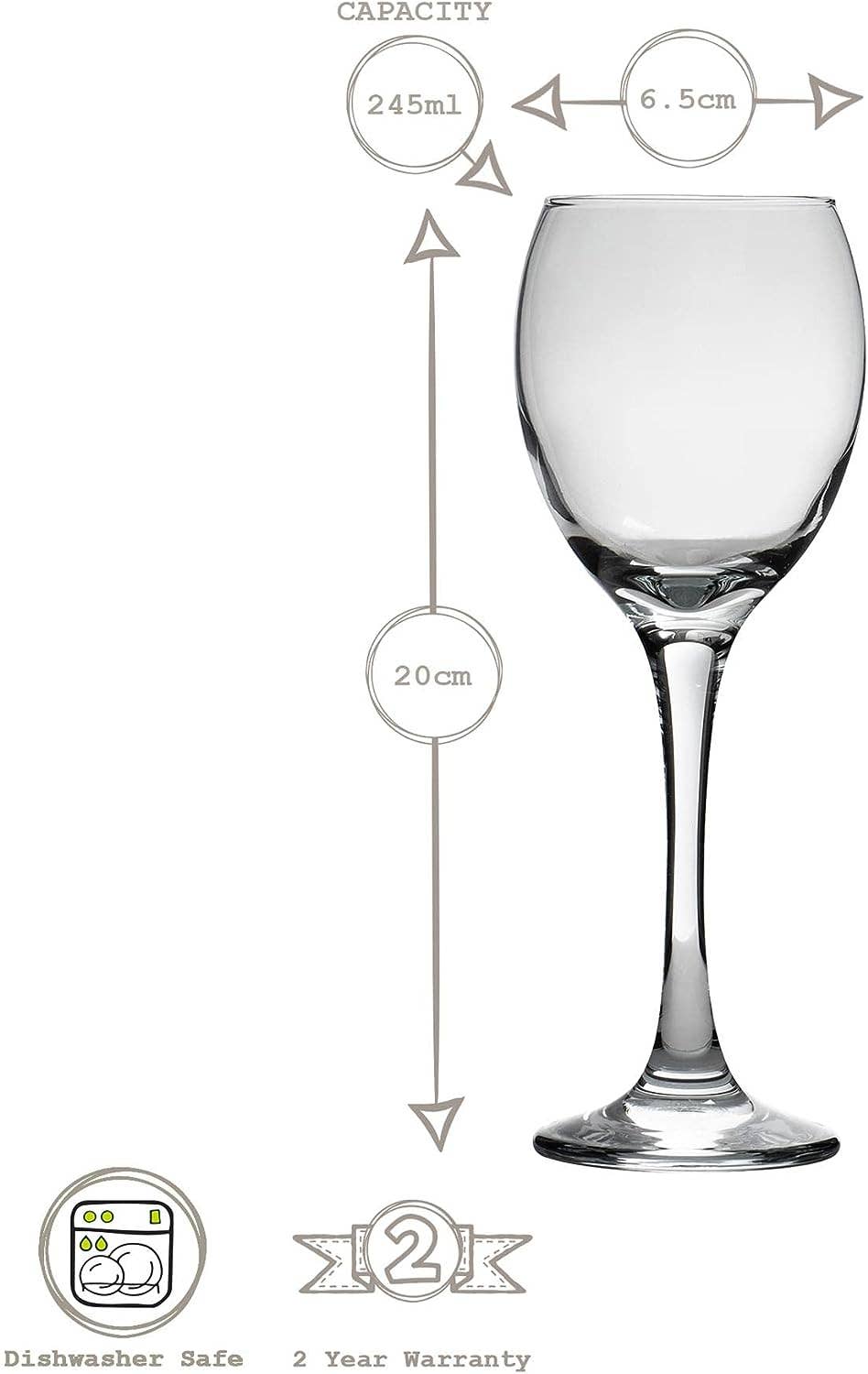 Hakan – Großhandel Weingläser – LAV Venue Rotweingläser, 8,2 oz-245 cc, 6er-Set2