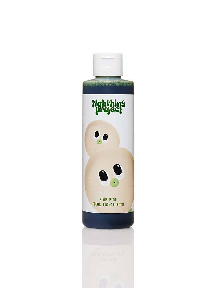 Plop Plop Natural Color Bubble Bath - Forest Green (230g) for wholesale by Living Refinery