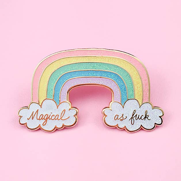 Magical AF Lapel Pin for wholesale by Little Arrow