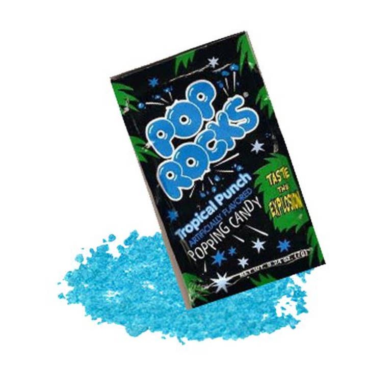 I Got Your Candy – wholesale Hårt godis – Pop Rocks Tropical Punch Popping Godis .33 oz - 24 ct