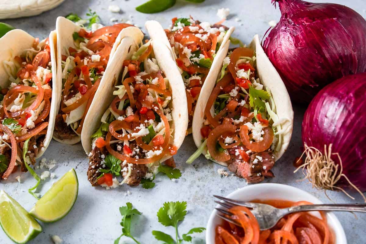 La Cebolla Roja - Wholesale Pickled Vegetables - Pickled Red Onions - Hot and Spicy1