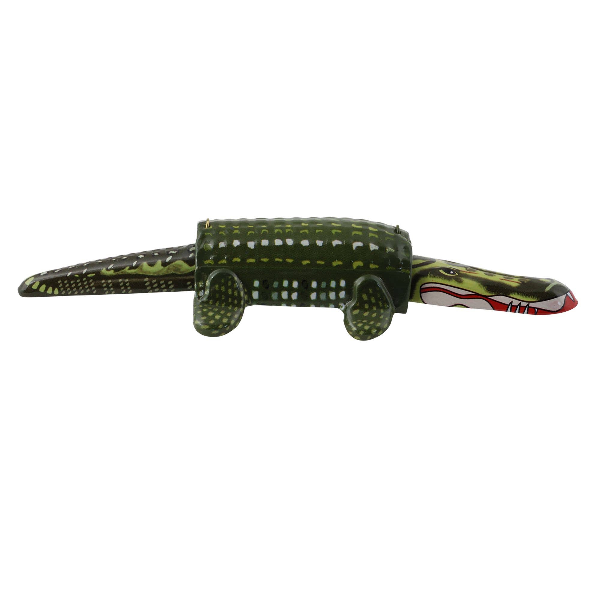 Tribal Trade GmbH – wholesale Classic toy – Kids – Tin toy wobbling crocodile Wobbly tin crocodile1