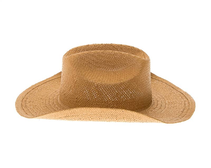 DNMC - Vente Chapeau de cowboy – femme - Chapeau de cowboy en paille Toyo tissé à la main - Toutes les couleurs en stock !2