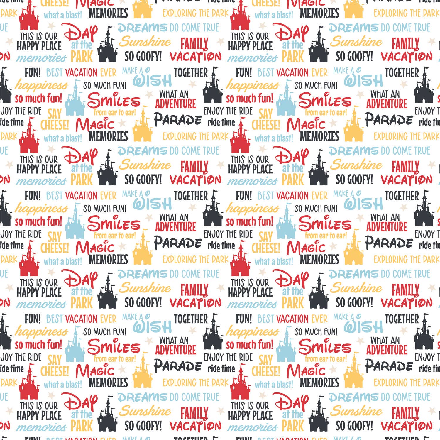 Paper House Productions - Wholesale Scrapbook - Magic Memories Double Sided 12"x12" Scrapbook Paper2