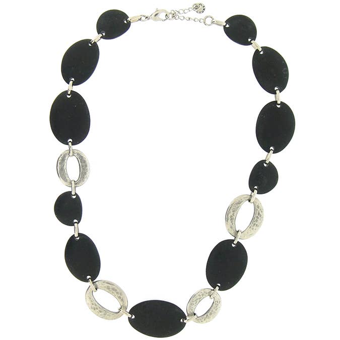 halsketting in schelp in hars voor wholesale door Culture Mix