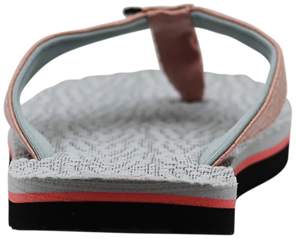 Eastern Off Price - Vente Tongs – femme - Tongs à assise plantaire rembourrée souple 41712 - Rose pâle/gris4