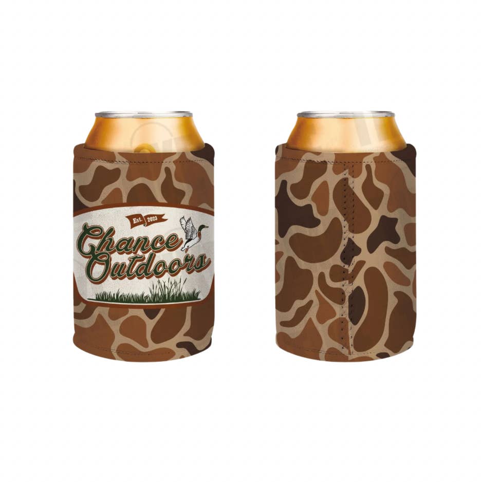Chance Outdoors - Vente Housses de boisson - Koozie en néoprène camouflage cerf