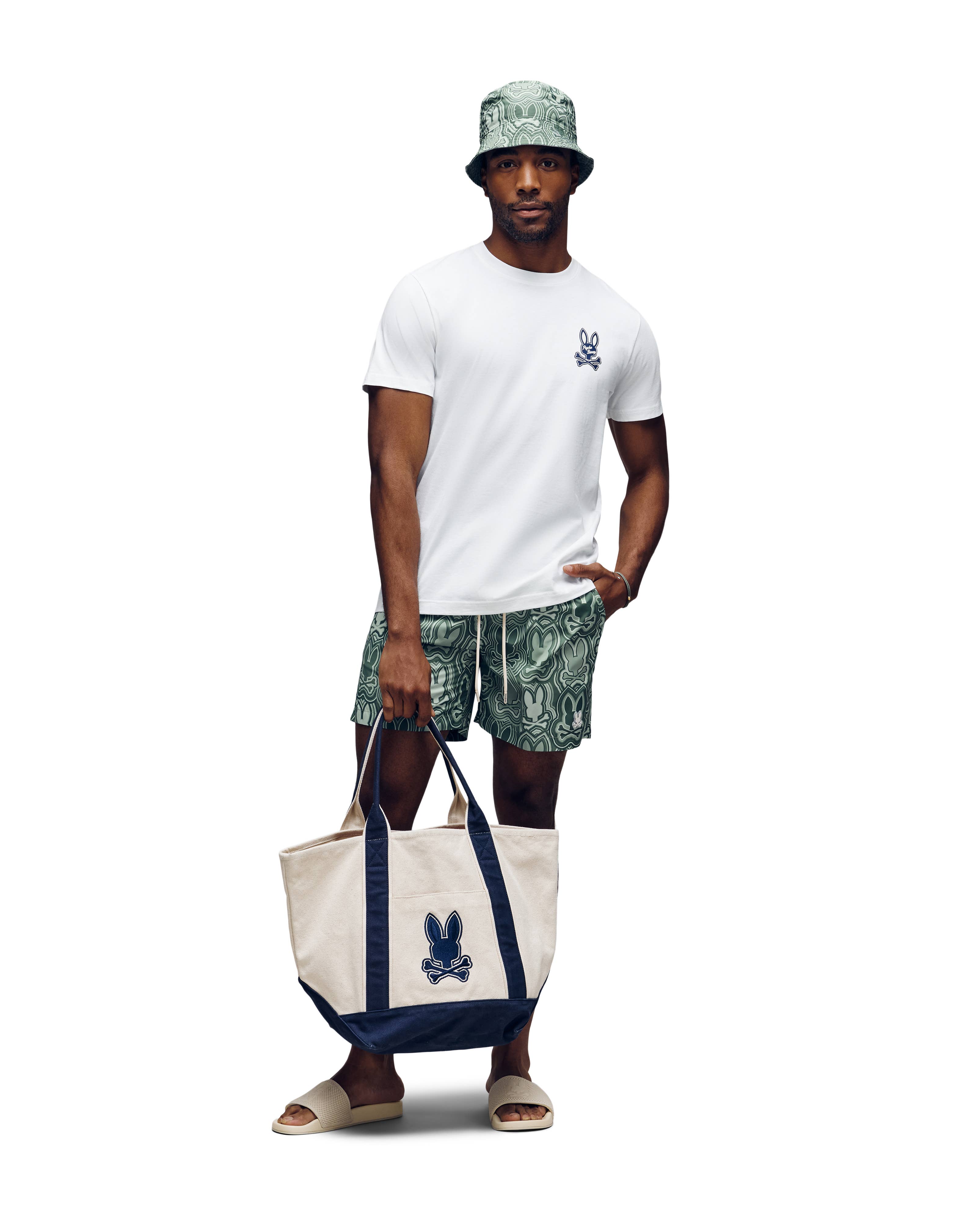 Chuck Aop Lightweight Swim Trunk-335 Iceberg Green for wholesale on Faire4