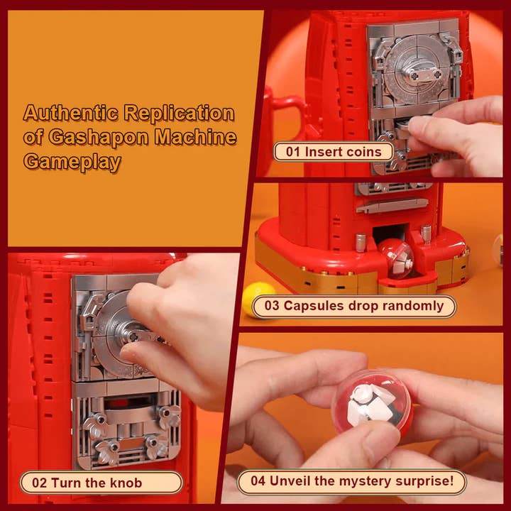 Pantasy/Puremind - Wholesale Building Set - Kids - Retro Gumball Machine