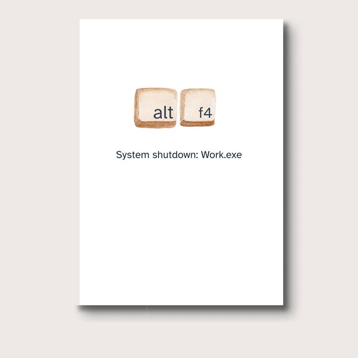 Alt f4 System Shutdown for wholesale by AligN Art Studio