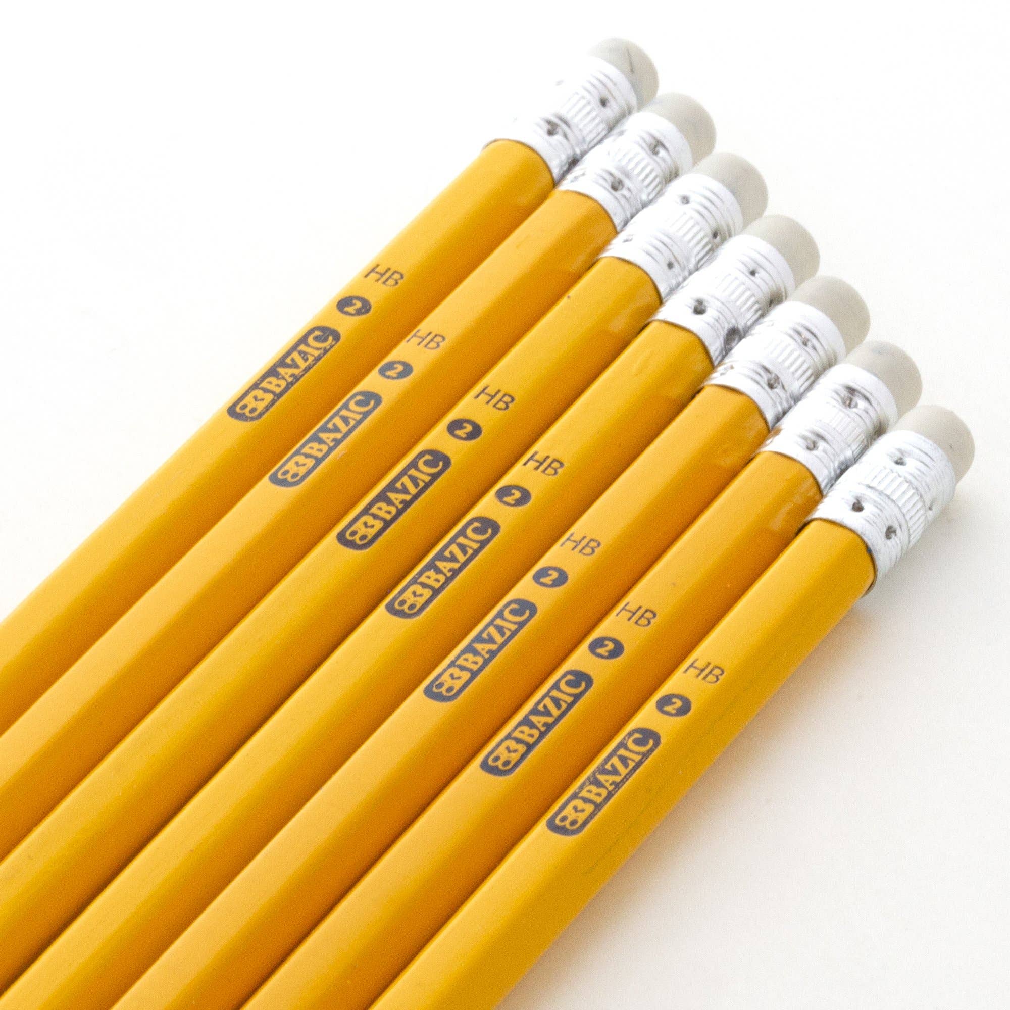 Luna Office Supply -  Everyday Essential – wholesale Pencil – Pre-sharpened Premium Yellow Pencil - Pack of 123