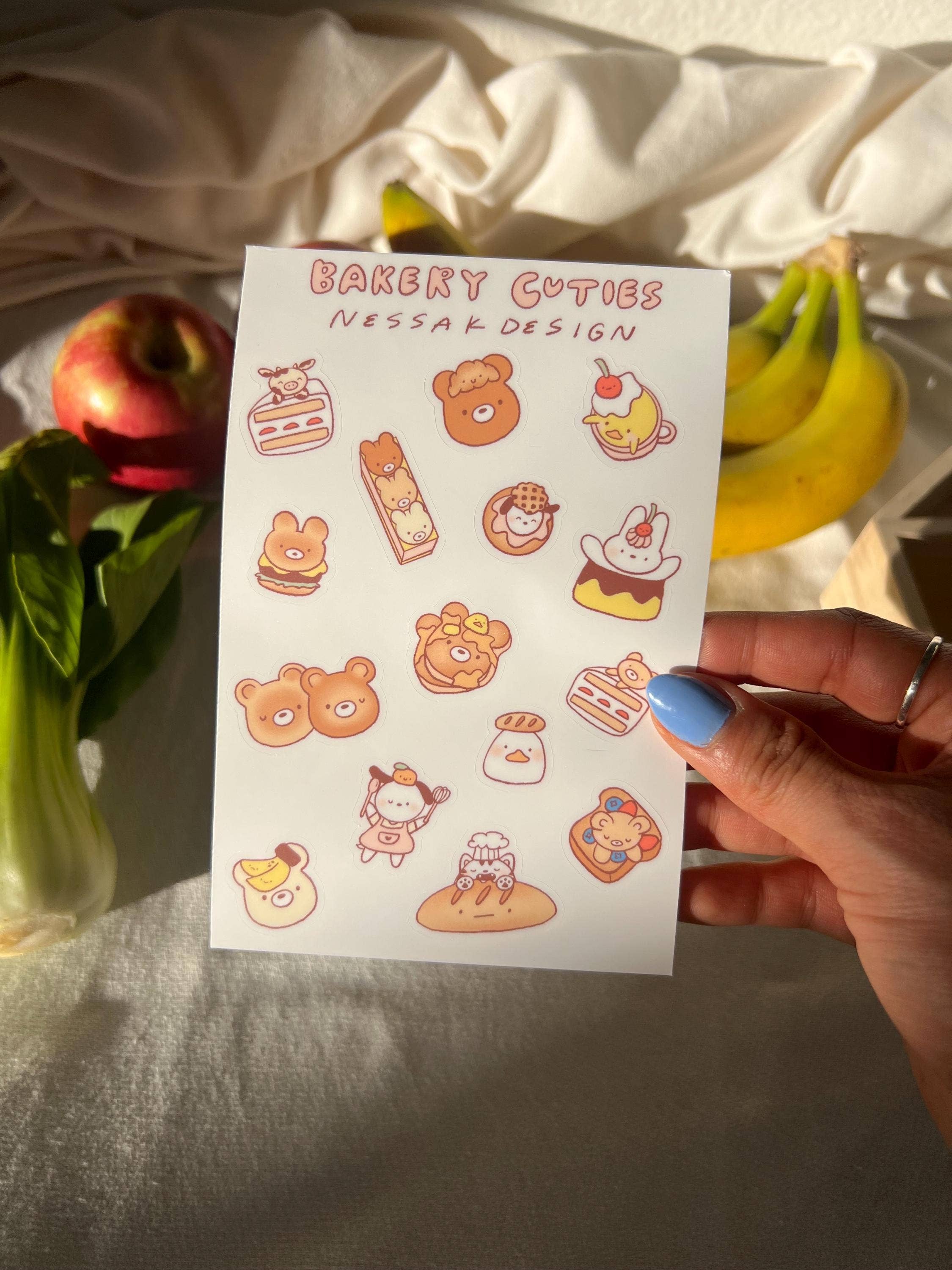 Nessakdesign - Wholesale Sticker - Cute Sticker Sheet Waterproof 4x67