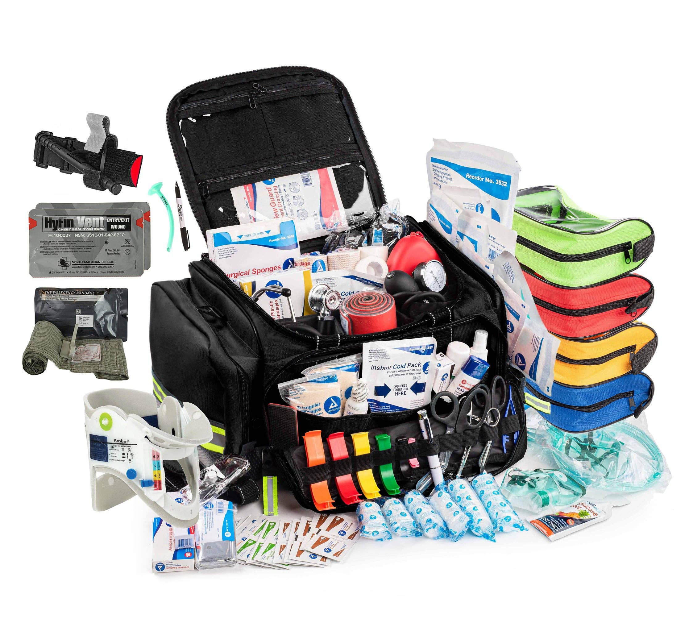 Scherber - Wholesale First Aid Kit - Scherber Premium First Responder Trauma Kit W/Bleeding Control - Fully Stocked9