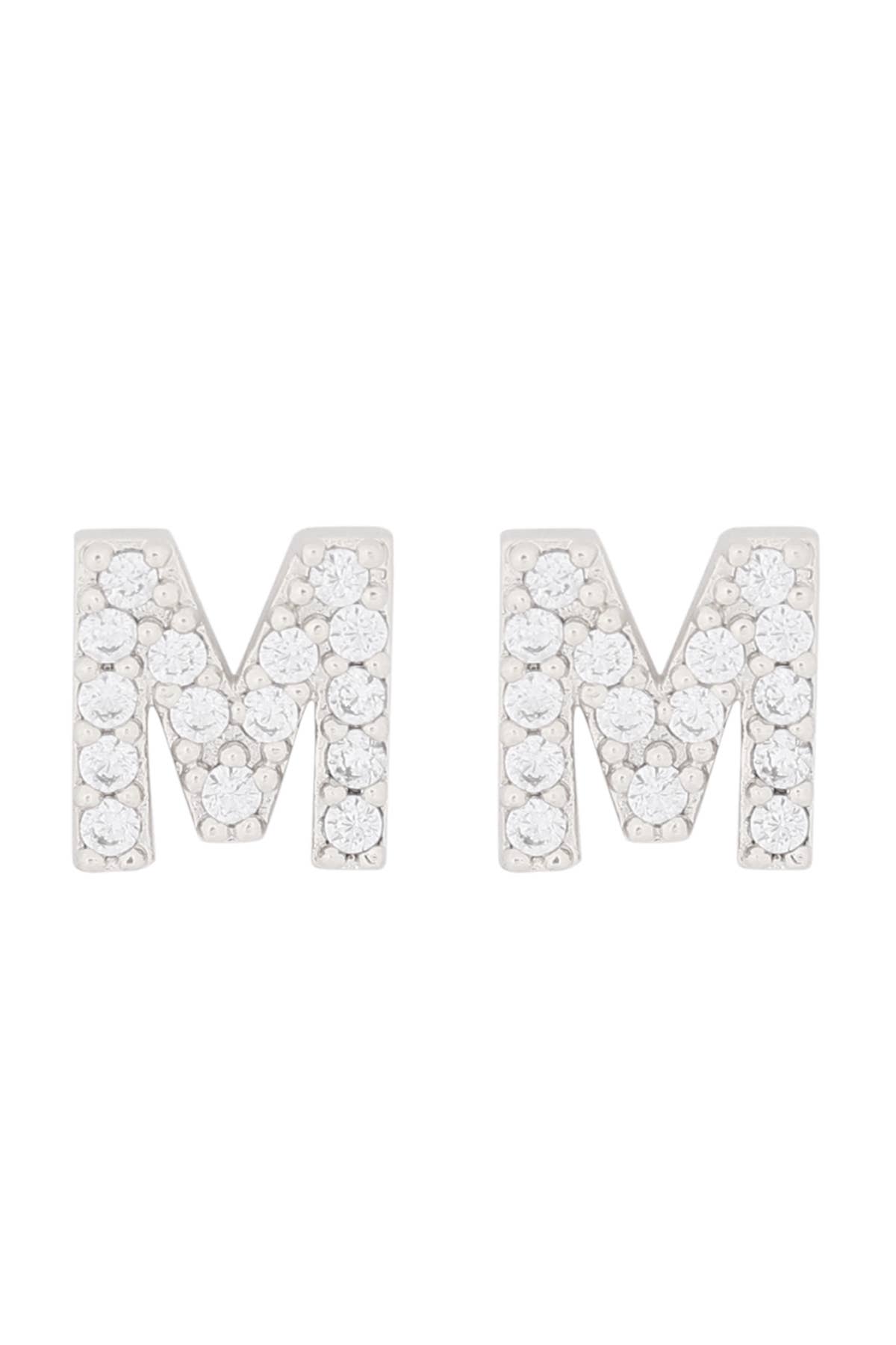 MYS Wholesale Inc - Wholesale Stud/Post Earrings - Cubic Zirconia Initial Earrings24