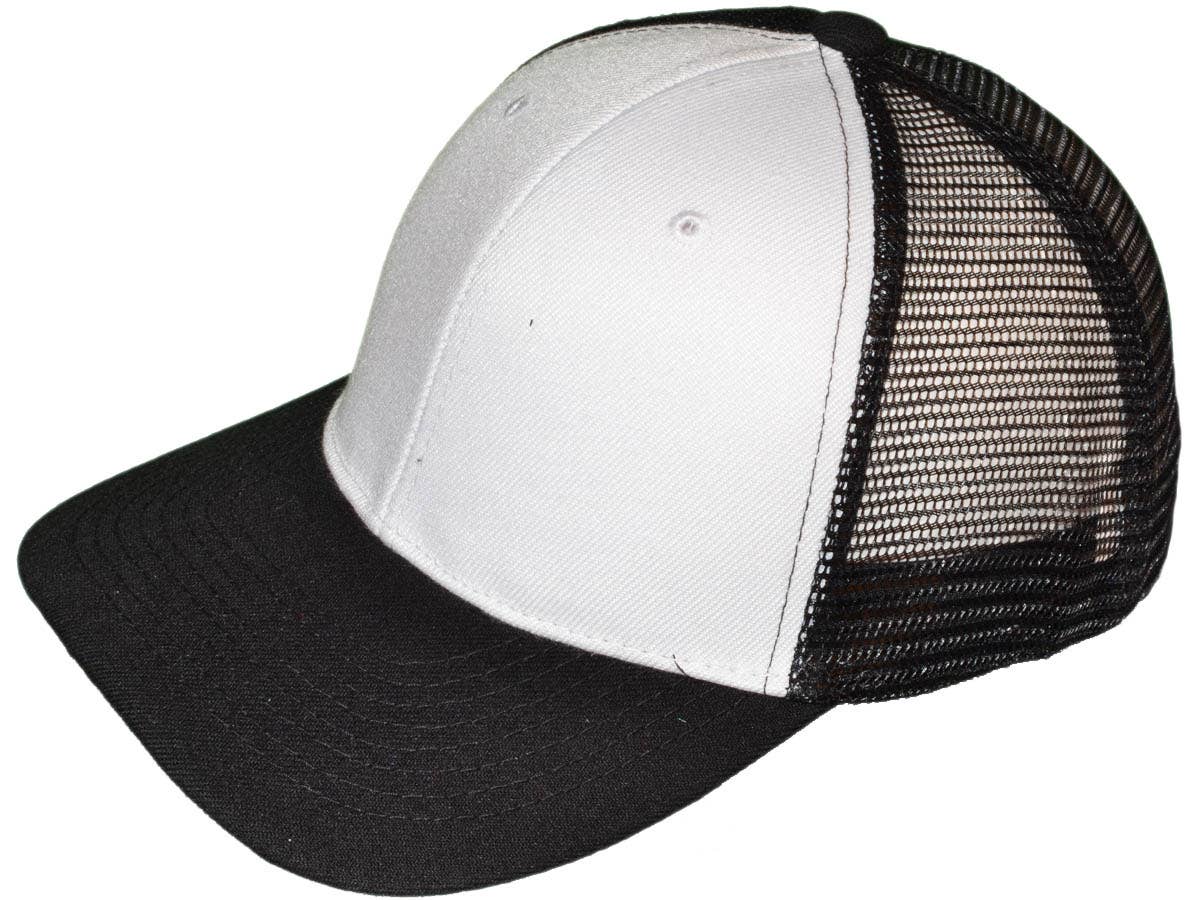 Buck Wholesale - Venta al por mayor Gorra trucker - Unisex - Gorras de camionero en blanco - Gorras BK de malla estructurada48