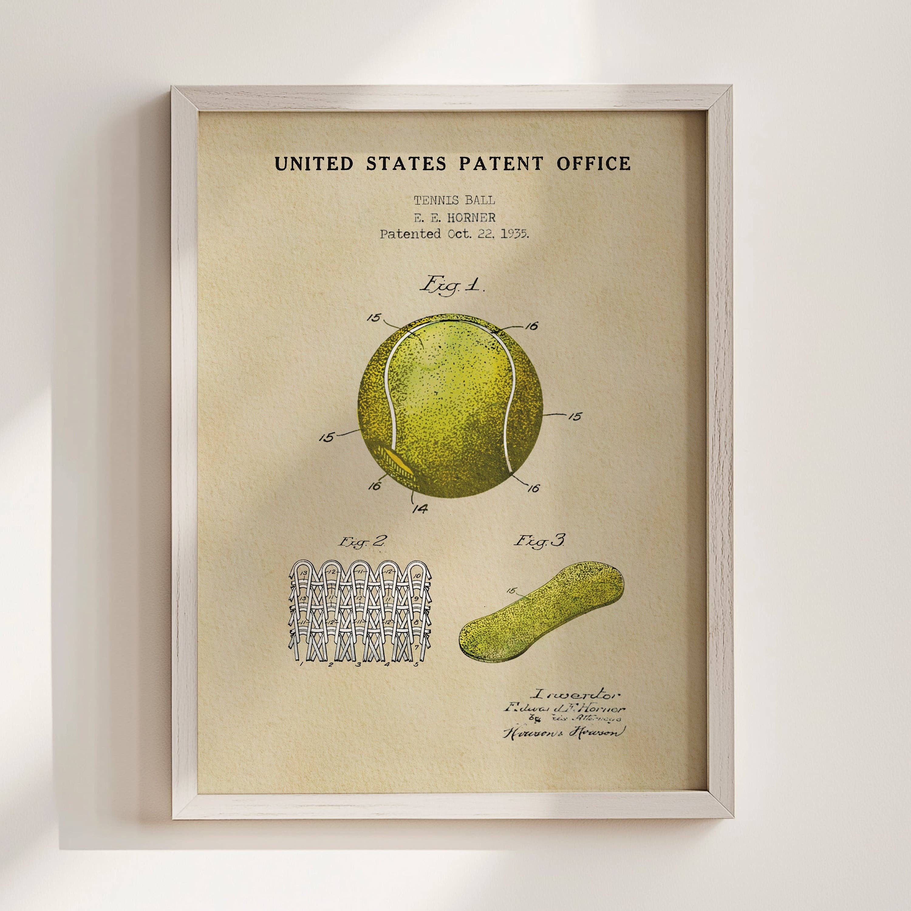 Timeless Patents - Wholesale Art Print - Tennis Ball4