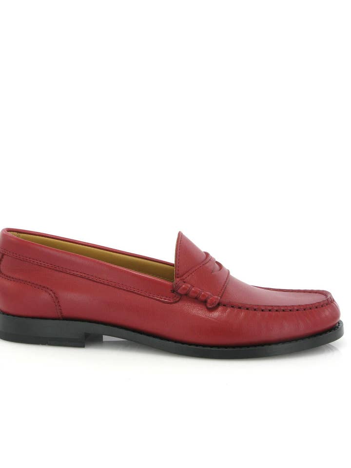 Sarah - red soft nappa for wholesale by Atlanta Mocassin