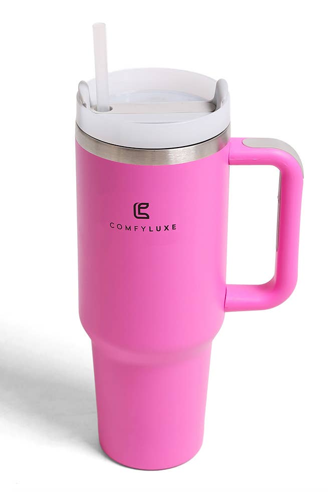 Hana - Venta al por mayor Vaso termo - Vaso con mango de 40 oz de color liso5