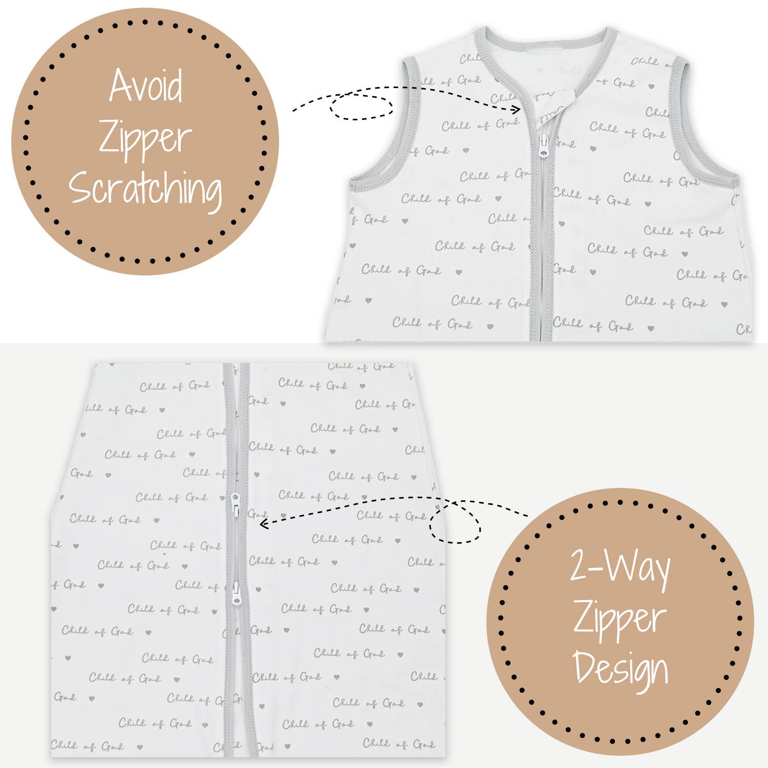 LollyBanks - Wholesale Sleepsack - Baby - Child of God Baby Sleep Sack, 100% Organic Cotton5