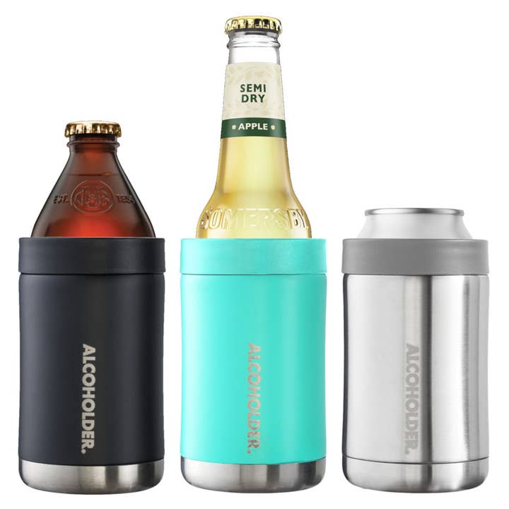 ALCOHOLDER – Mangas térmicas de bebidas por atacado – StubZero Suporte Stubby V2 (com Abridor de Garrafas e Adaptador)17